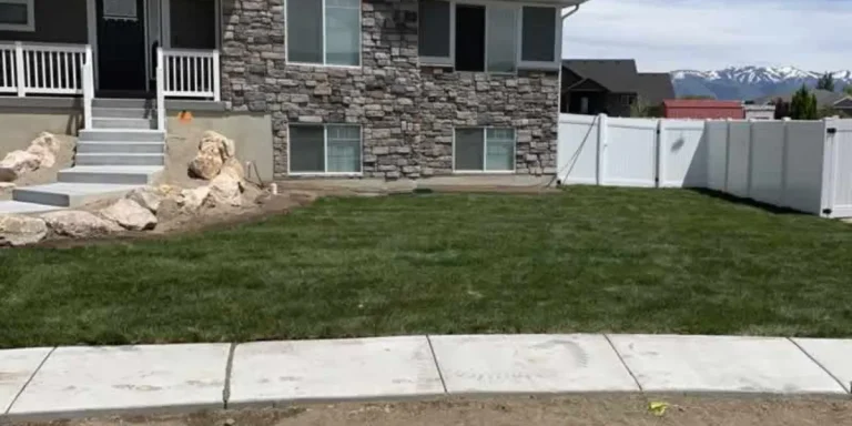 Sod install in Clearfield, Utah